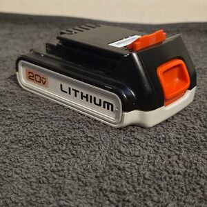 Black & Decker LBXR20 20V Max Lithium Ion Battery Pack Black White 30Wh Type 1